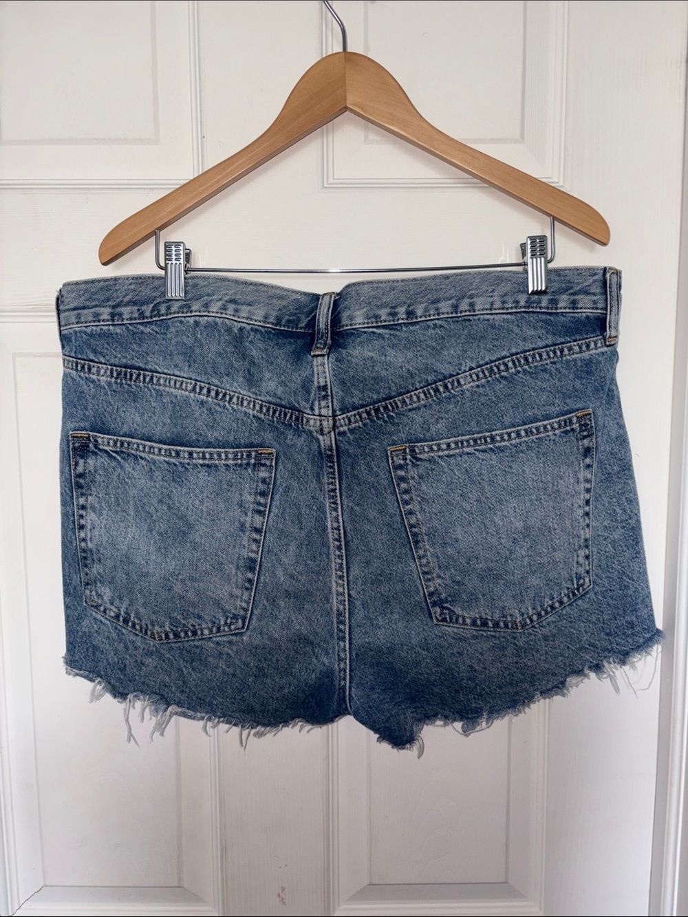 GAP Cut Off Denim Shorts Blue Size 16 - Picture 2 of 4